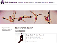 Tablet Screenshot of poledancestars.fr